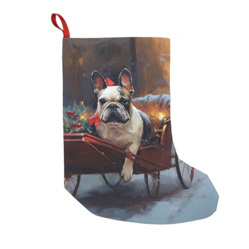 French Bulldog Christmas Festive Season Small Christmas Stocking