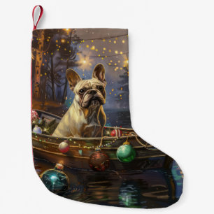 French Bulldog Christmas Festive Voyage Small Christmas Stocking