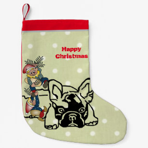 French Bulldog Christmas French Bulldog Small Christmas Stocking