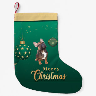 French Bulldog Christmas French Bulldog Small Christmas Stocking