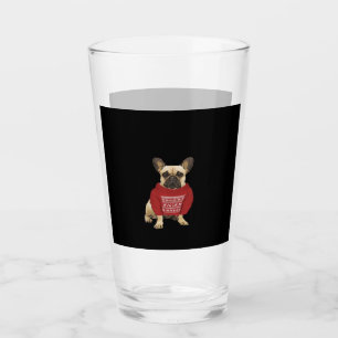 French Bulldog Christmas gifts and christmas sweat Glass