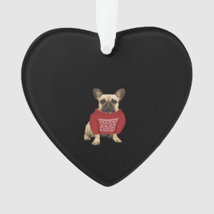 French Bulldog Christmas gifts and christmas sweat Ornament