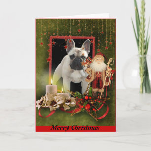 French Bulldog Christmas Gifts Holiday Card