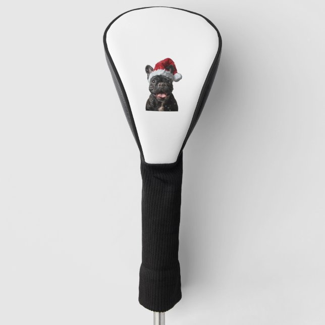 French Bulldog Christmas  Golf Head Cover (Front)
