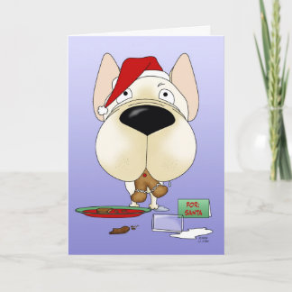 French Bulldog Christmas Holiday Card