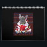 French Bulldog Christmas Lights Ugly Sweater Dog Calendar<br><div class="desc">French Bulldog Christmas Lights Ugly Sweater Dog A Bulldog makes it better. Cute bulldog gifts for Bulldog lovers and Bulldog dog owners who got a new Bulldog puppy dog. Bulldog mom, Bulldog dad. Bulldog gifts for men, boys and girls. Bulldog stuff for kids, youth, girls and boys. Makes an ideal...</div>