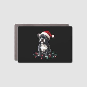 French Bulldog Christmas Lights Xmas Dogs Gifts Me Car Magnet