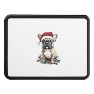 French Bulldog Christmas Lights Xmas Dogs Gifts Me Hitch Cover