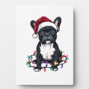 French Bulldog Christmas Lights Xmas Dogs Gifts Me Plaque