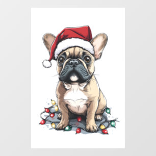 French Bulldog Christmas Lights Xmas Dogs Gifts Me Window Cling