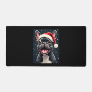 French Bulldog Christmas Long Sleeve T-Shirt Desk Mat