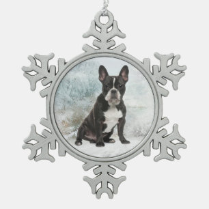 French Bulldog Christmas Ornament