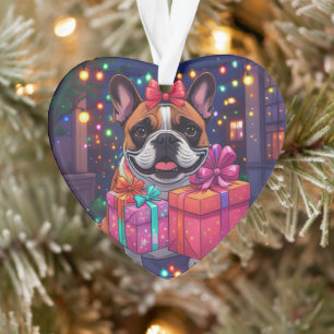 French Bulldog Christmas Ornament