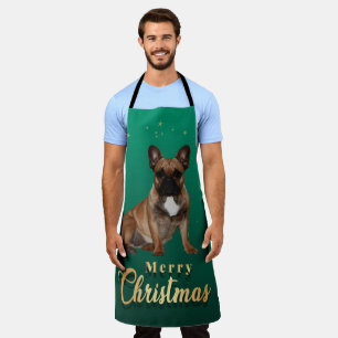 French Bulldog Christmas Party Apron