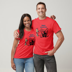French Bulldog Christmas Party T-Shirt