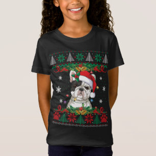 French Bulldog Christmas Santa Ugly Sweater Dog Lo