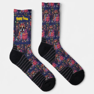 French Bulldog Christmas Socks
