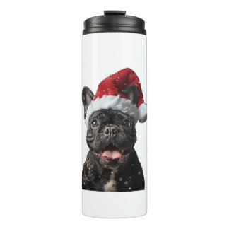 French Bulldog Christmas Thermal Tumbler