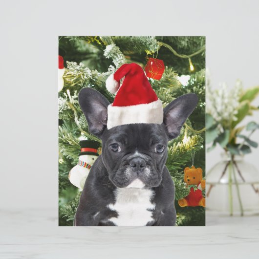 French Bulldog Christmas Tree Ornaments Snowman (Standing Front)