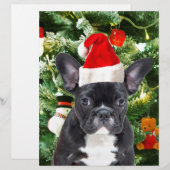 French Bulldog Christmas Tree Ornaments Snowman (Front/Back)
