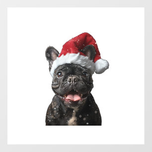 French Bulldog Christmas  Wall Decal