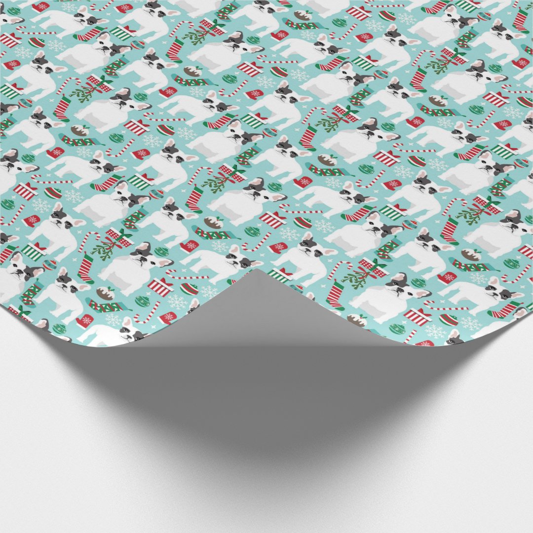 French Bulldog Christmas Wrapping Paper 