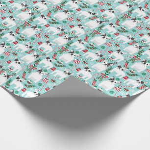 French Bulldog christmas wrap Wrapping Paper