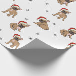 French Bulldog Christmas Wrapping Paper<br><div class="desc">Cute,  whimsical French Bulldog Christmas Wrapping Paper - for frenchie lovers</div>