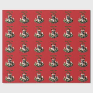 French Bulldog Christmas Wrapping Paper