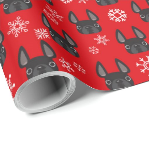 French Bulldog Christmas Wrapping Paper 