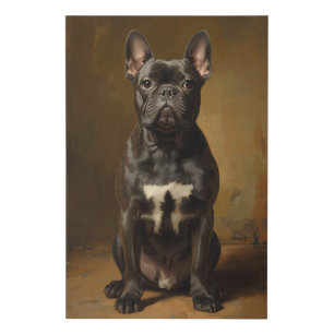 French Bulldog Classic Portrait Canvas Wall Art
