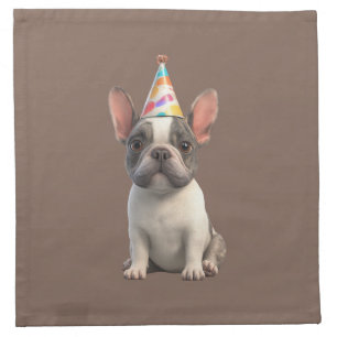French Bulldog Cloth Napkin
