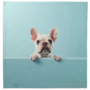 French Bulldog Cloth Napkin