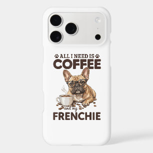 French Bulldog Coffee Frenchie Dog iPhone 17 Pro Max Case