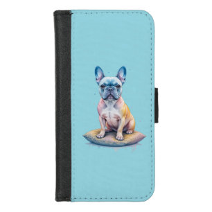 French Bulldog Colorful and Artistic iPhone 8/7 Wallet Case