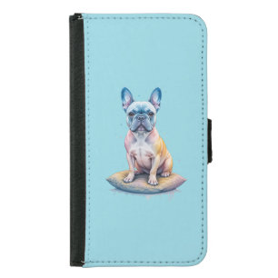 French Bulldog Colorful and Artistic Samsung Galaxy S5 Wallet Case