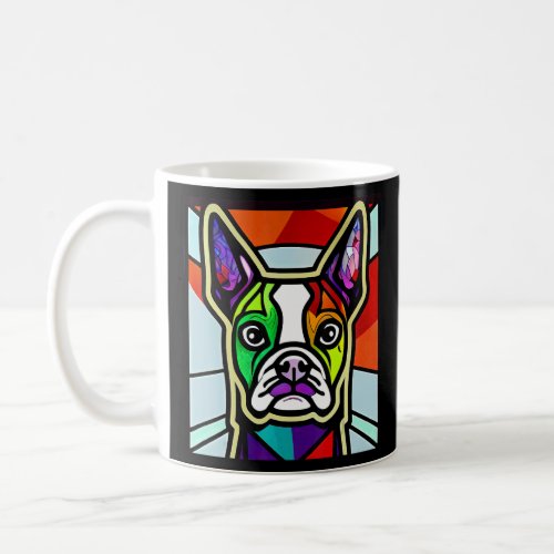 French Bulldog _ Colorful Stained Glass Pop Art_7  Coffee Mug