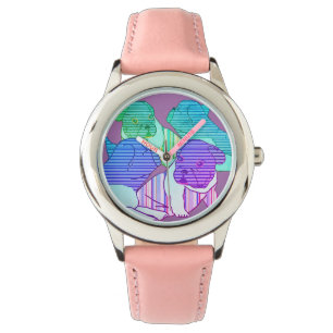 French Bulldog Comic Neon French Bulldog Watch