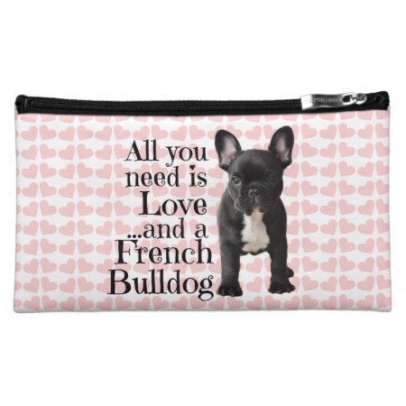 French Bulldog Cosmetic Bag - Love