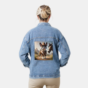 French Bulldog Cowboy Hat French Bulldog Denim Jacket