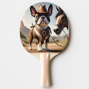 French Bulldog Cowboy Hat French Bulldog Ping Pong Paddle