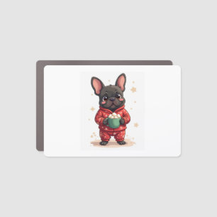 French Bulldog Cozy Cocoa dog Car Magnet