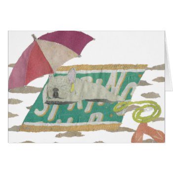 French Bulldog  Cream Frenchie  Colorful  Beach by BlessHue at Zazzle