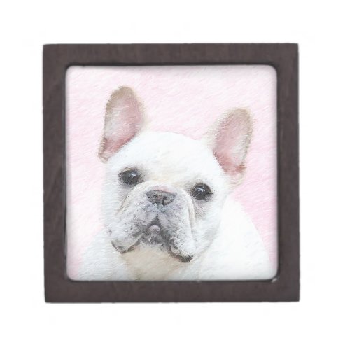 French Bulldog CreamWhite Painting _ Dog Art Gift Box