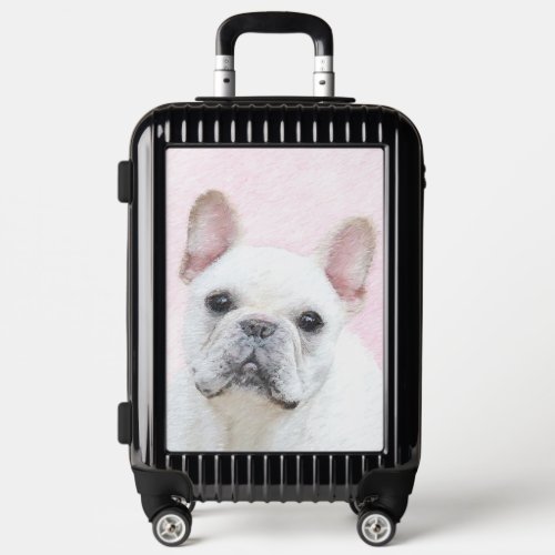 French Bulldog CreamWhite Painting _ Dog Art Luggage