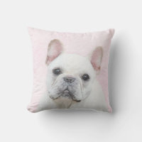 French Bulldog (Cream/White) Painting - Dog Art