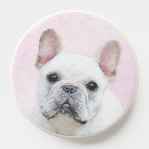 French Bulldog (Cream/White) Painting - Dog Art PopSocket