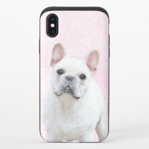 French Bulldog (Cream/White) Painting - Dog Art iPhone X Slider Case