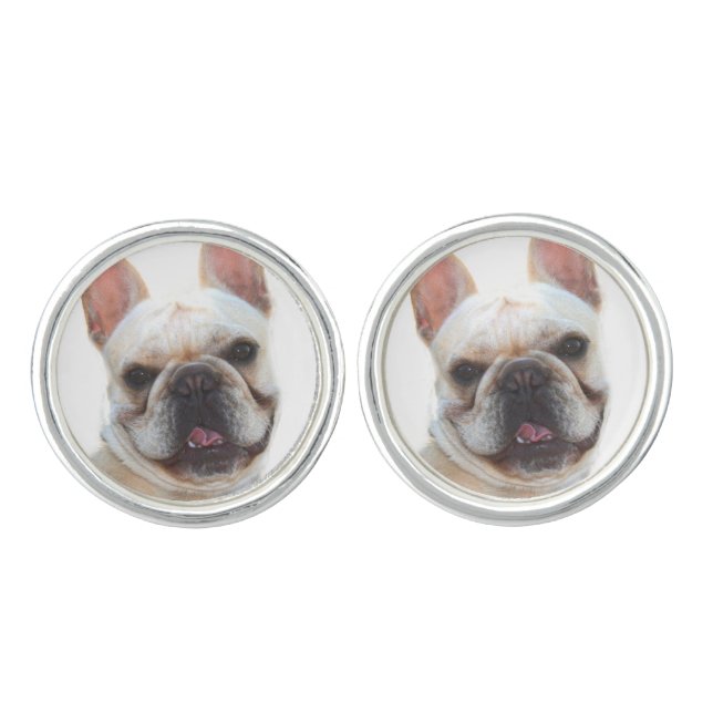 French Bulldog Cufflinks (Front)