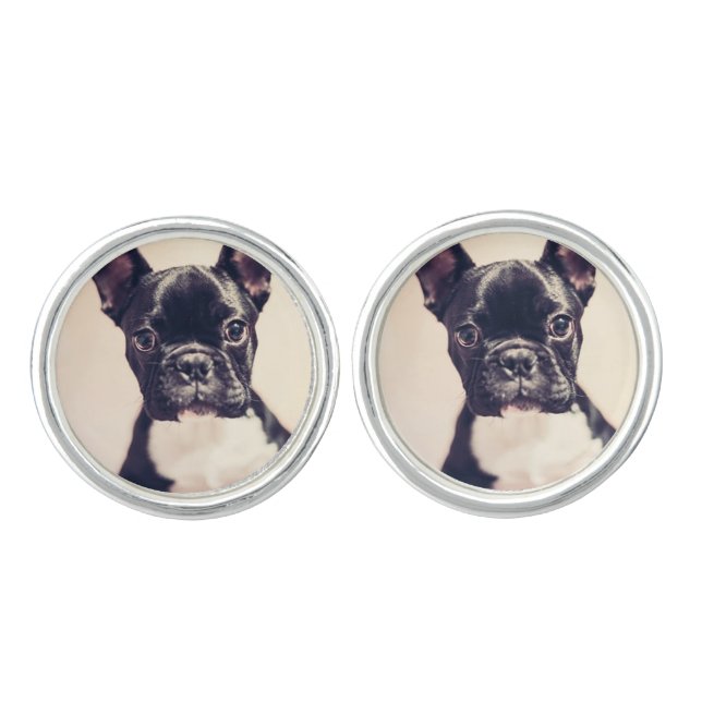 French Bulldog Cufflinks (Front)
